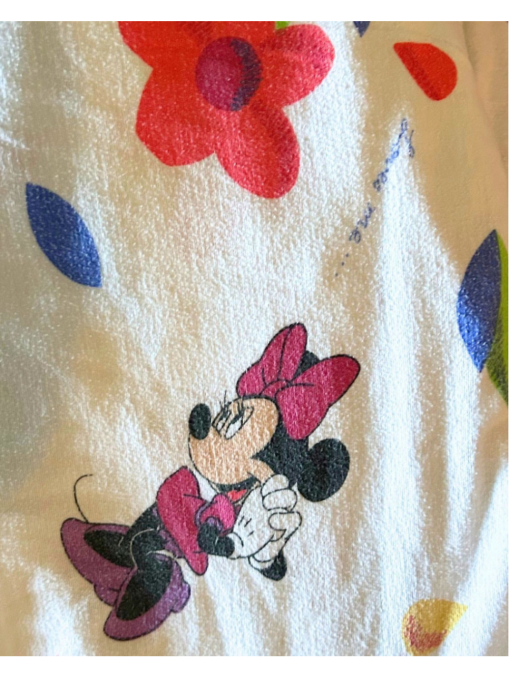 Vintage Minnie Mouse Double Flannel Fitted + Flat Sheet